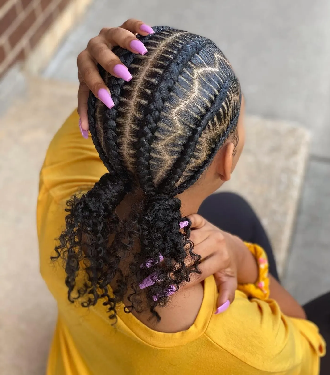 Curly Stitch Braids